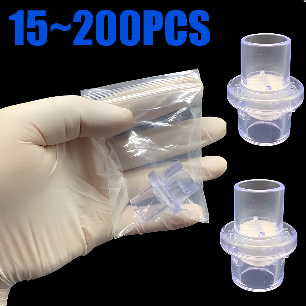 Oxygen Mask Non-Rebreather - Maschera CPR tascabile con valvola unidirezionale,