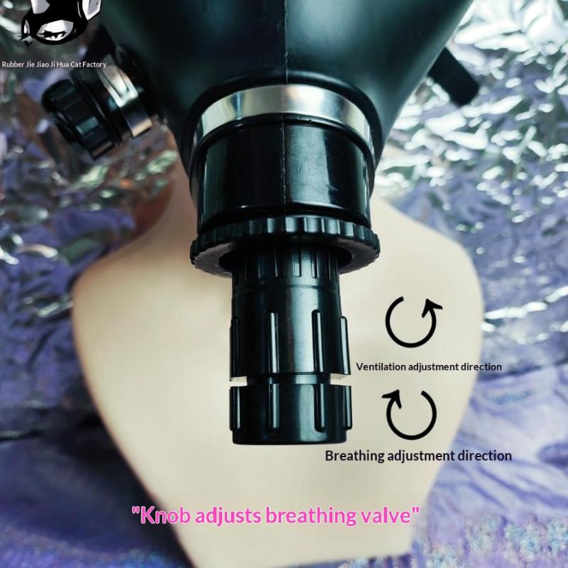 Oxygen Mask Non-Rebreather - Valvola di Regolazione Nera per Maschera,